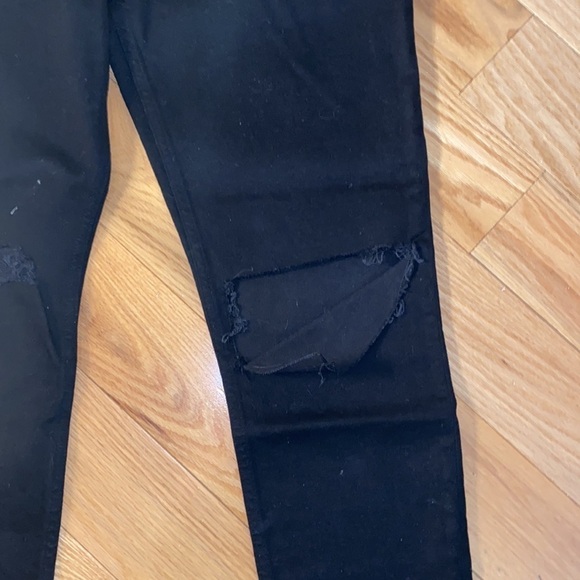 Re/Done 90s High Rise Ankle Crop in Jet Black, size 31, NWT - Picture 6 of 10